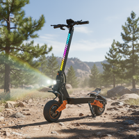 Trottinette électrique 48V 18.2Ah E5 Pro pliable, autonomie 40-60km, 150kg, moteur brushless 1500W, contrôle par application GPS, haute vitesse