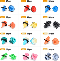 Kit d'assortiment de clips de moulage d'aile de voiture 435 pièces avec retenue de panneau de garniture de porte scellante pour Toyota Lexus
