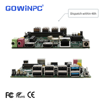 Carte mère PC industrielle 12x12cm Intel Celeron J1900 2x Affichage 8x USB 2.0 1x USB3.0 pour Kiosque et Signalétique