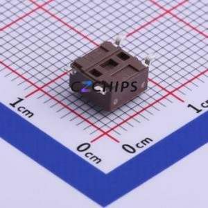 DTSM-61N-S-V-T/R Tactile Switch SMD-4P,6.2x6.2mm Switch Single Pole Single Throw Round Button Vertical Mount 6.2mm - Product Image 2