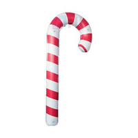 Canne à sucre géante gonflable de Noël pour publicité, événements et fêtes - Matériel PVC/Oxford, couleur et logo personnalisables