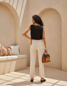 Vestido Casual Elegante de Verano para Mujer, Tela Suave y Cómoda, Material Ligero y Transpirable, Ideal para Viajes a la Playa y Salidas Informales - Product Image 2