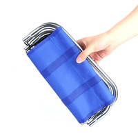 Tabouret de pêche et de camping pliable en aluminium léger, portable, de différentes couleurs, personnalisable