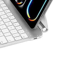 Keyboard ajaib <span class=keywords><strong>Bluetooth</strong></span>, untuk <span class=keywords><strong>iPad</strong></span> Air 11 M3 11-inci proyeksi terpisah angka antarmuka USB LED baru bersertifikat ROHS Rusia - Product Image 4