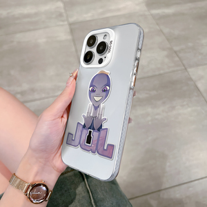 <span class=keywords><strong>เคส</strong></span>โทรศัพท์มือถือกันกระแทก TPU ลายการ์ตูนดีไซน์เนอร์เอเลี่ยน สำหรับรุ่น 7/8/<span class=keywords><strong>XR</strong></span>/XS/<span class=keywords><strong>11</strong></span>/12/13/14/15/16/Plus/Pro/Max - Product Image 5