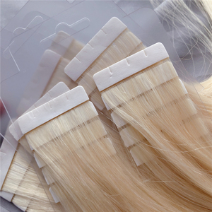 Extensiones de Cabello Humano Brasileño con Trama Lateral, Cinta Adhesiva, Doble Trama, Cabello Remy Indio - Product Image 4