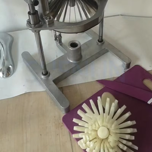 Cortadora de Cebolla Manual de 16/24 Partes, Rebanadora de Cebolla y Cebolleta, Herramienta Comercial para Cortar Cebollas, Cortadora de Frutas y Verduras - Product Image 4