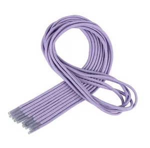 Logo personnalisé lacets épais sweat à capuche à bas prix cordon élastique violet pantalons de sport cordon avec extrémité en plastique
