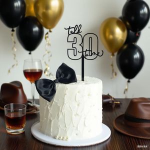 ท็อปเปอร์เค้กอะคริลิค รูปน้ำผึ้งและน้ำตาลหวาน สำหรับตกแต่งเค้กวันเกิดครบรอบ 50 ปี - Product Image 5