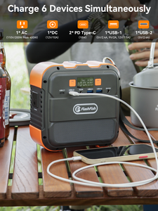 Station d'urgence portable rechargeable 230V 120W 98Wh à onde sinusoïdale pure pour voiture et extérieur, livraison gratuite A101 Pro - Product Image 1