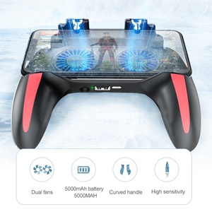 Toptan taşınabilir el oyun kontrolörü akıllı telefon Video oyunları vibratör cep telefonu Gamepad ile 5000MAH güç bankası - Product Image 4