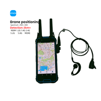 Détecteur de drones mobile HYUCX CH09, portée de détection de 3 km, technologie Spectrum+RID+DID pour système de sécurité des drones. Suivi d'alarme par drone