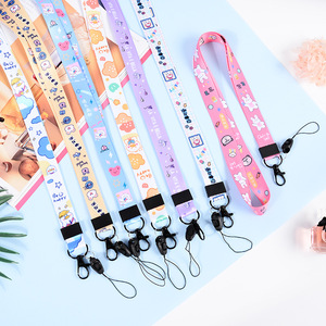 Khuyến Mại Tùy Chỉnh In Logo Dệt Dây Điện Thoại Di Động Dây Buộc Với ID Thẻ Huy Hiệu Chủ Cổ Dây Đeo Giáo Viên Polyester Dây Buộc - Product Image 4