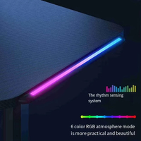 Bureau de jeu électrique réglable en hauteur avec éclairage LED RGB intelligent pour l'e-sport – Offre Spéciale