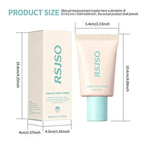 <span class=keywords><strong>Base</strong></span> <span class=keywords><strong>de</strong></span> <span class=keywords><strong>Maquillaje</strong></span> OEM Mineral, Minimiza Poros, Control <span class=keywords><strong>de</strong></span> Grasa, Resistente al Agua, Larga Duración, Crema Iluminadora Natural - Product Image 2