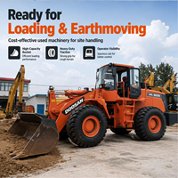 Flexibler Doosan DL505 Frontlader mit Kleinem Wendekreis und Schneller Lenkung für Hofplanierung und Nivellierungsarbeiten