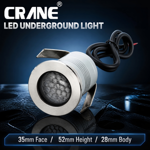 Projecteur LED Encastrable Anti-Éblouissement à Lentille Nid d'Abeille 1W IP67 DC12V DC24V pour Jardin, <span class=keywords><strong>Terrasse</strong></span> et Allée - Product Image 3