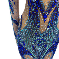 Robe longue sirène sexy avec strass papillon pour anniversaire, mariage, soirée de gala, célébration, costume de scène pour chanteuse