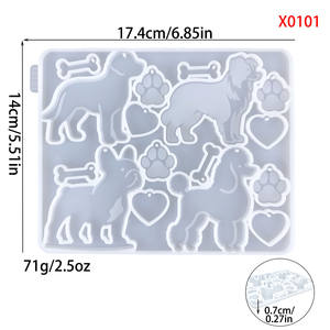 แม่พิมพ์เรซิ่นซิลิโคนทำมือ สำหรับงาน DIY สไตล์อินส์ ของตกแต่ง และอุปกรณ์ทำเค้ก สำหรับงานเรซิ่น แม่พิมพ์ปูนปลาสเตอร์ - Product Image 3