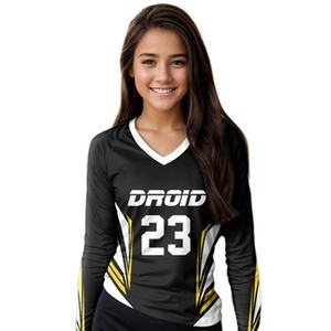 Divisa da <span class=keywords><strong>Pallavolo</strong></span> Femminile di Alta Qualità 2024, Maglia Personalizzata Sublimata a Maniche Lunghe - Product Image 5