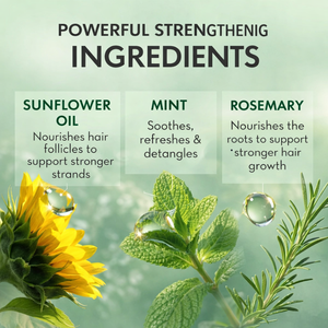 Spray Acondicionador Sin Enjuague de Romero y Menta, Tratamiento Anticaspa para el Cuero Cabelludo con Picazón, Fabricante de Marca Privada OEM - Product Image 4