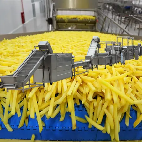 1/4 French Fries Production Line Frozen French Fries Machine