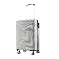 Valise rigide durable en ABS+PC avec chariot de chargement 75 kg - Sac de voyage à roulettes silencieuses pour hommes et femmes, logo personnalisé