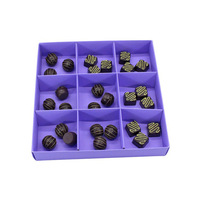 Célébration de mariage de luxe Conception personnalisée Bonbons Bonbons Truffe Boîte de chocolat Tiroir d'emballage Boîte-cadeau Boîte de papier avec inserts