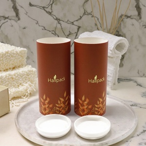 High Quality Custom Cardboard Paper Tube Biodegradable Tea Coffee <b>Badminton</b> Ball Packaging with Plastic Caps - Product Image 2