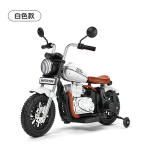 ผู้ผลิตขายส่งรถมอเตอร์ไซค์ไฟฟ้ารุ่นใหม่สำหรับเด็ก รถของเล่น 2 ล้อ สำหรับเด็กชายและเด็กหญิง อายุ 3-8 ปี รูปทรงค้างคาว - Product Image 5
