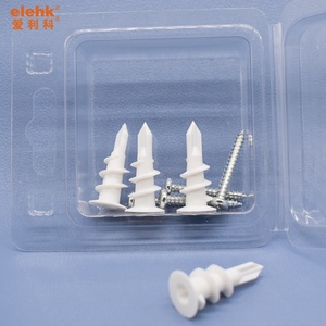 ELEHK Chevilles murales creuses <span class=keywords><strong>pour</strong></span> plaques de plâtre, chevilles murales avec <span class=keywords><strong>vis</strong></span> - Product Image 4