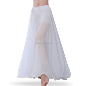 Belly Dance Costume Chiffon Full Circle Long Skirt Carnival Bollywood <strong>Tribal</strong> Skirt <strong>Dancing</strong> Swing Long <strong>Dress</strong> for Women - Product Image 3