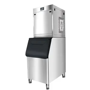 Half Moon Ice Maker 650Kg/24H Commercial Use Crescent Ice Machine Automatic Square Cube Ice Maker