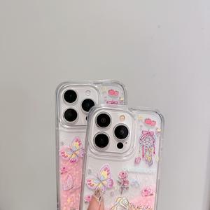 เคสโทรศัพท์ XP939ลายกระดิ่งลมและผีเสื้อดูดทรายเข้ากันได้กับ iPhone 16 PRO MAX เวลา5น. 14น. 13:00น. ใหม่กันกระแทก - Product Image 4