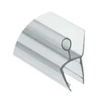 KY-3004 accessoires en verre bande d'étanchéité de porte en plastique bande d'étanchéité de porte en verre de douche bande d'étanchéité de porte en verre