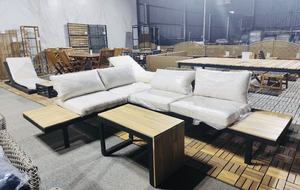 [BeNK] Ensemble de canapés d'extérieur en rotin de haute qualité, 6 places, nouveau design, pour véranda, jardin, cour, espace luxueux - Product Image 4