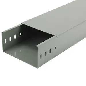 Qinkai customizable fireproof Flexible white ss coated electric cable trays cable trunking