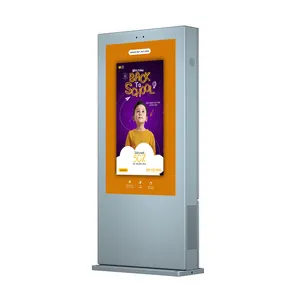 Outdoor Portable 43 Inch LCD Display Kiosk Digital Signage Media Video Player Advertising Screen