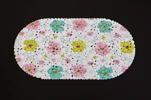 Tapis de bain YIJU en PVC antidérapant, à séchage rapide, lavable, auto-séchant, avec trous de drainage pour douche et baignoire, design varié et personnalisable - Product Image 4