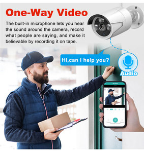 12.5 inch màn hình <span class=keywords><strong>LCD</strong></span> máy ảnh kỹ thuật số CCTV Kit giám sát an ninh Hệ thống không dây Camera giám sát - Product Image 6