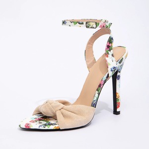 Sandales d'été sexy à talons pour femmes, escarpins de qualité à bout pointu avec bride de cheville et boucle, chaussures à talons hauts pour femmes - Product Image 2