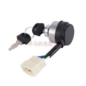 สวิตช์จุดระเบิดเครื่องกำเนิดไฟฟ้าเบนซิน 2-3Kw 4 สาย 5-8Kw 6 สาย สำหรับ 168 170 Gx160 188F กุญแจสตาร์ทเครื่องยนต์ - Product Image 1