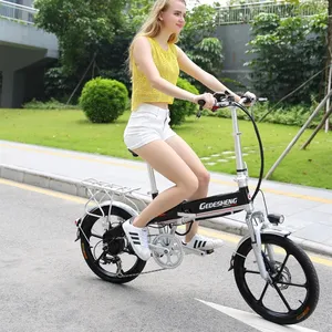 การออกแบบใหม่ 20 นิ้ว 36V 300W อลูมิเนียม ebike จักรยานไฟฟ้าแบบพับได้