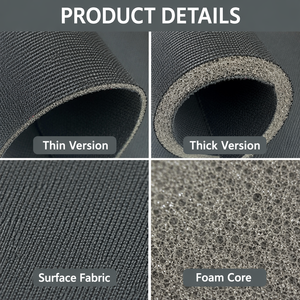 <span class=keywords><strong>Tissu</strong></span> en mousse à mémoire de forme laminée pour intérieur automobile, matériau en <span class=keywords><strong>éponge</strong></span> collée résistant à la chaleur pour plafond de voiture et usage extérieur (vente en gros) - Product Image 3