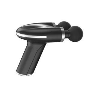 2023 Massage Products Double Heads Fascia Gun Massager Percussion Mini Muscle Massage Gun