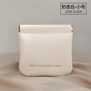 Nhà Máy Bán Buôn Biểu Tượng Tùy Chỉnh Thiết Kế Sang Trọng 2022 Mới Màu Hồng Nhỏ PU Da Mini Pouch Vệ Sinh Cá Nhân Du Lịch Mỹ Phẩm Trang Điểm Túi