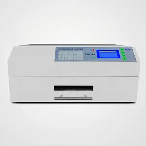 Benchtop mini smt reembolso forno t962a + máquina de forno portátil infravermelho reembolso