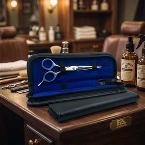 Kit de Tijeras de Peluquería de Cuero Sintético de Alta Calidad, Instrumentos Personalizados Más Vendidos con Sus Propios Logotipos - Product Image 2