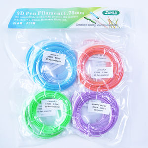 1.75mm imprimante 3D stylo recharge Pack 20 rouleaux/sac 5 M/rouleau PLA 3D Filament tiges en plastique pour imprimante 3D stylo - Product Image 1