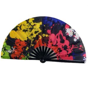 Large Customized Digital Printing Your Design Bamboo <b>Hand</b> <b>Held</b> Folding <b>Fan</b> - Product Image 1